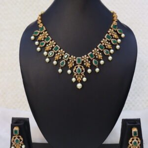 SWA05-Partywear neckset with earrings