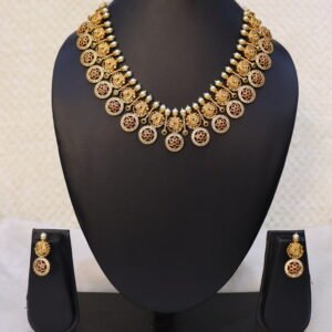 SWA11-Short kaasula haram with earrings